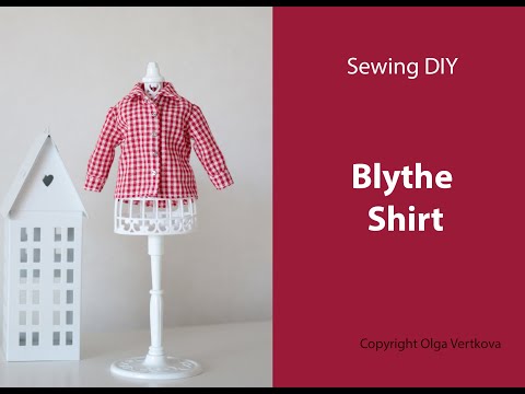 Видео: Shirt for Blythe. Рубашка для Блайз