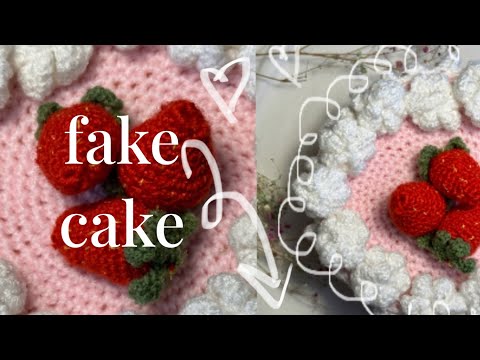Видео: ВЯЖЕМ ТОРТ КРЮЧКОМ!!! FAKE CAKE