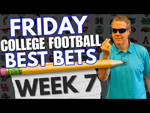 Видео: Лучшие прогнозы на студенческий футбол в пятницу, неделя 7 | USF против North Texas | Rutgers про...