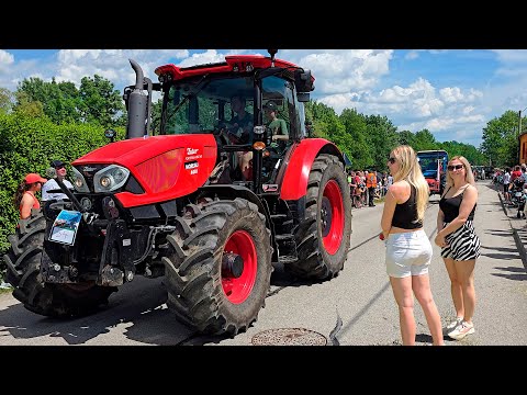 Видео: Красивый парад тракторов - Traktoriáda Rimov 2025