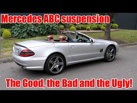 Видео: Разбор системы подвески ABC Mercedes-Benz | MGUY | Истории SL55