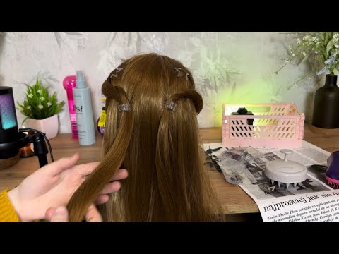 Видео: АСМР ПАРИКМАХЕР | уход за кожей головы | заколочки, расческа, массаж, осмотр кожи головы|asmr