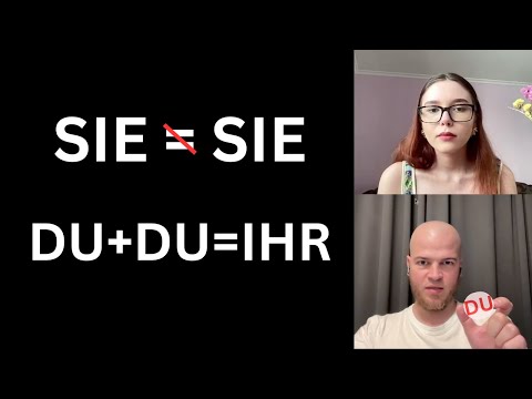 Видео: Личные местоимения / Personalpronomen + Упражнения