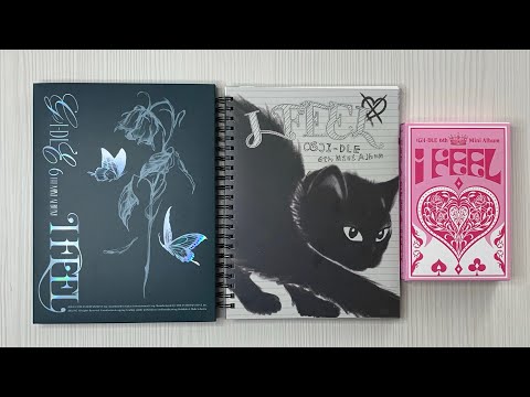 Видео: Распаковка альбома (G)I-Dle / Unboxing album (G)I-Dle I feel (Cat, Butterfly & Queen ver.)