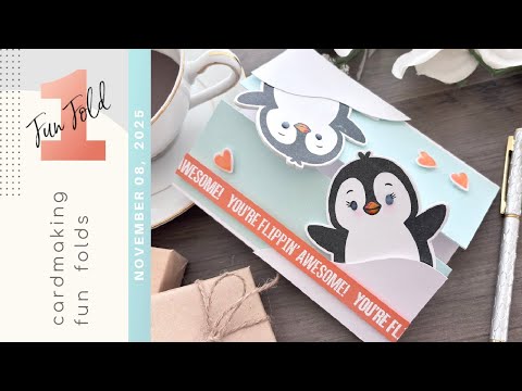Видео: «Потрясающие зимние объятия»! Карточка с центральным сгибом и рождественскими объятиями