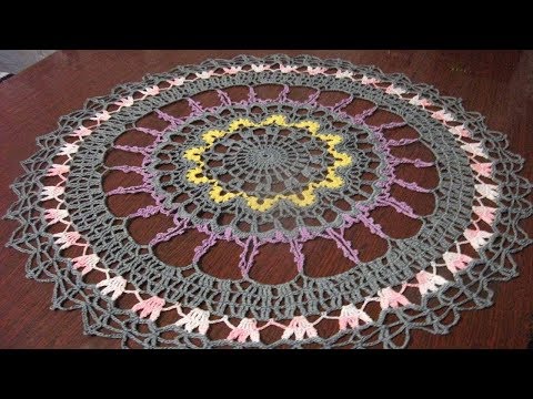Видео: ВЯЗАНИЕ АЖУРНОЙ САЛФЕТКИ "НЕЖНОСТЬ" КРЮЧКОМ (часть 2)