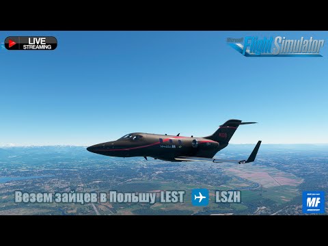 Видео: Везем зайцев в Польшу 5. LEST - LSZH.  [Microsoft Flight Simulator]
