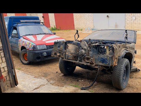 Видео: МОТОР 2.3 ОТ ВОЛЬВЫ В ИЖ КАБЛУК! ЭТО РЕАЛЬНО?