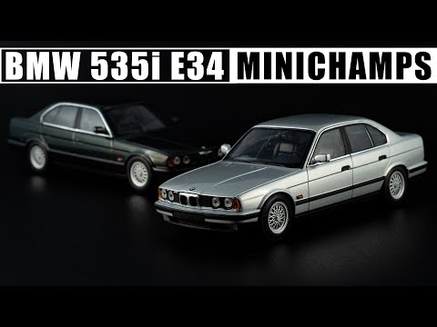 Видео: BMW E34 535i | Minichamps | обзор масштабной модели 1:43