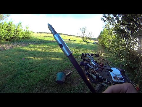 Видео: Стрелы против металлических предметов. Какой лук мог пробить Рыцарские доспехи.