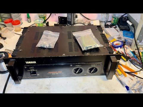 Видео: Yamaha P-2100 (OY01006) Профилактика