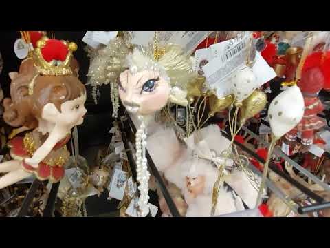 Видео: Ёлочные игрушки и новогодний декор в магазине "Твой дом". Москва.