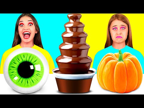 Видео: Шоколадный Фонтан Челлендж | Фантастические Лайфхаки с Едой c Fun Challenge