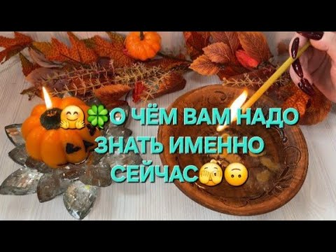 Видео: ☺️🍀 О ЧЕМ ВАМ НАДО ЗНАТЬ ИМЕННО СЕЙЧАС 🥰✨ точное гадание на воске.