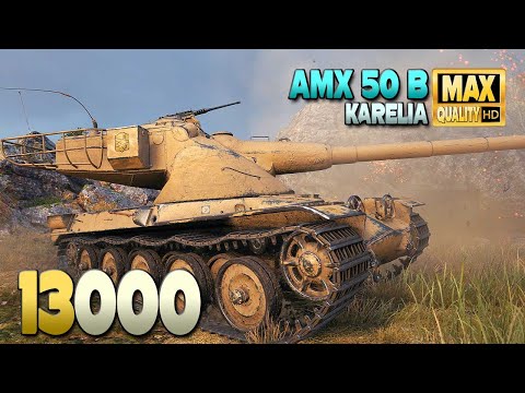 Видео: AMX 50 B: Доминирование с массовым уроном - World of Tanks