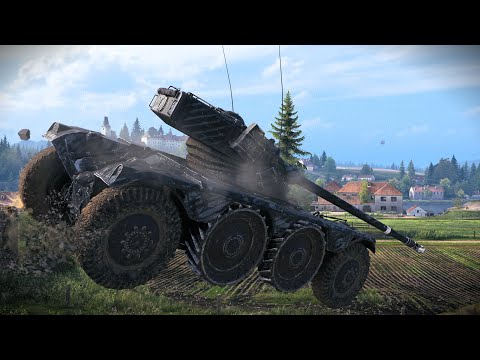 Видео: EBR 75 FL 10: Скорость Король, Урон Кольцо - World of Tanks