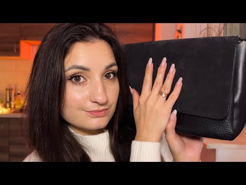 Видео: АСМР моя нова СУМКА 👜 шепіт перед сном про покупки / ASMR my new BAG, whisper in Ukrainian
