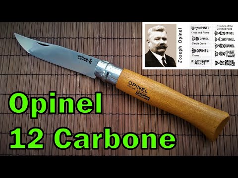 Видео: Сгъваем нож Opinel 12 carbone