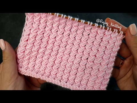 Видео: НЕЖНЫЙ и ПРОСТОЙ Узор Спицами | Sweet and Easy stitch knitting pattern tutorial