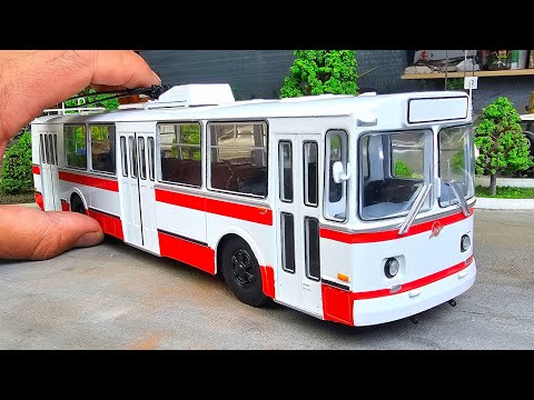 Видео: 🚎 Модель троллейбуса ЗИУ 682Б / ЗИУ 9 масштаб 1/43. Про машинки