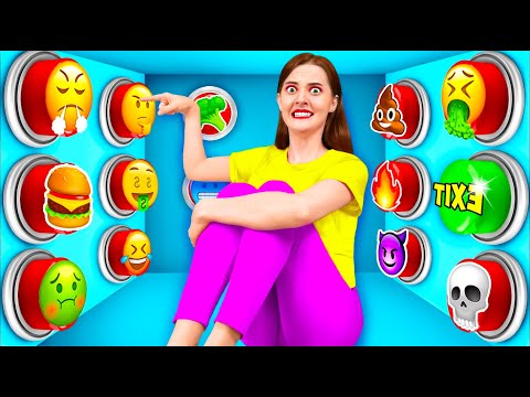 Видео: 1000 загадочных кнопок и только одна тебя спасет Челлендж #1 от RaPaPa Challenge