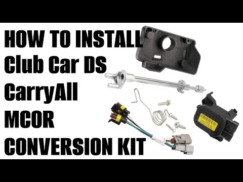 Видео: Как установить комплект для переоборудования MCOR на гольф-кар Club Car DS | Легко