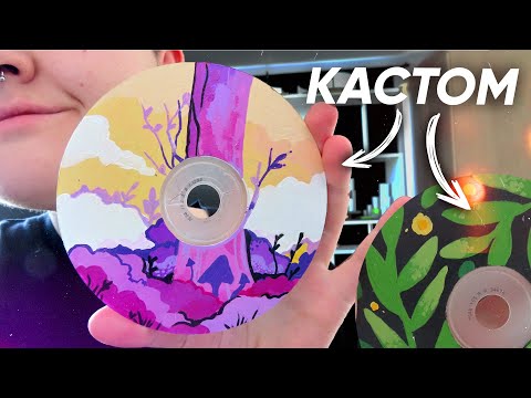 Видео: Рисую на DVD дисках | Новая жизнь для старых вещей