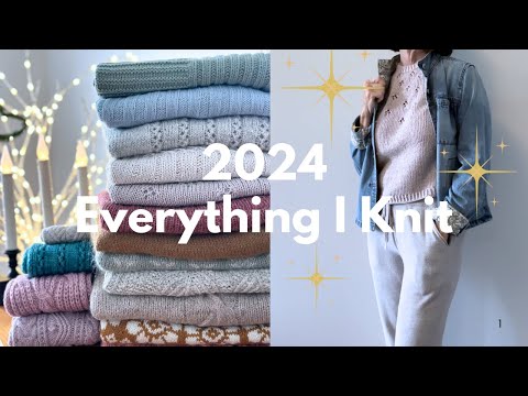 Видео: Все, что я вяжу в 2024 году #новыйгод2025 #мода50 #вязание #сновымгодом