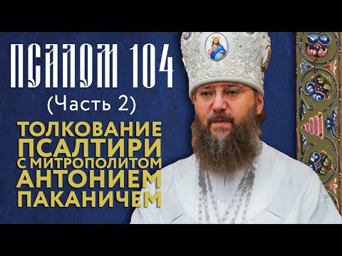 Видео: Толкование Псалтири. Псалом 104 (часть 2).