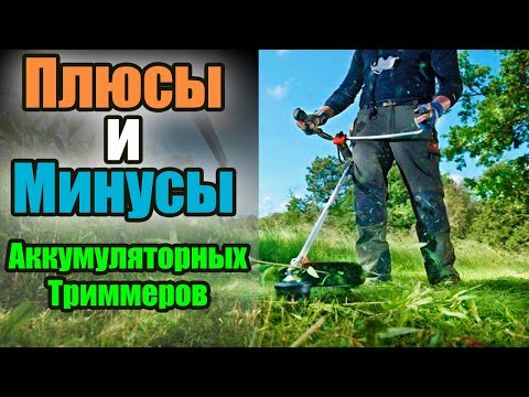 Видео: Стоит ли покупать аккумуляторный триммер для высокой травы? Как долго работает триммер на АКБ?