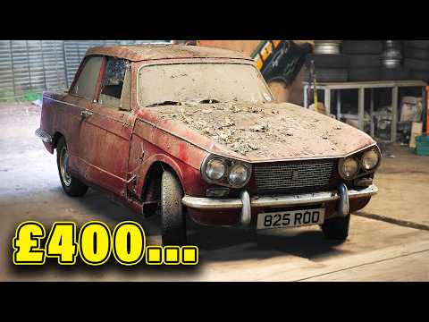 Видео: Заброшенный Triumph Vitesse за 400 фунтов стерлингов. Сможет ли он поехать и поехать?