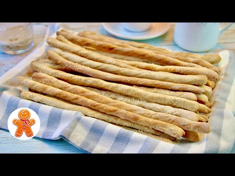 Видео: Гриссини на Закваске ✧ Хрустящие Хлебные Палочки