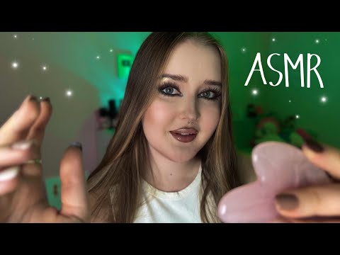 Видео: ASMR🤍Забочусь о тебе перед сном😴Звуки рта с эхо,паутинка,массаж, уход✨