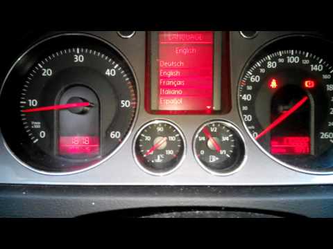 Видео: Регулировка даты на пассат б6