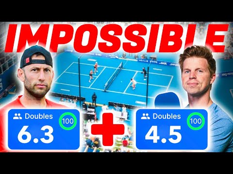 Видео: Я убедил игрока 6.3 сыграть со мной в профессиональном турнире! (@thatpickleballguy)