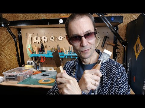 Видео: Шерфовка края кожи - Полезный лайфхак для новичков