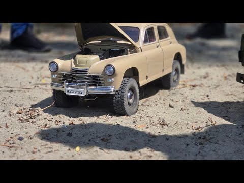 Видео: ГАЗ М20 победа,из стендовой модели в Rc.