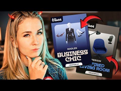 Видео: ЧТО НЕ ТАК С НОВЫМИ КОМПЛЕКТАМИ для Симс 4 // Sims 4 Business Chic, Refined Living Room Kit