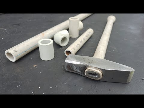 Видео: Ручка з дерева більше не потрібна.Мало хто знає новий метод насадки МОЛОТКА