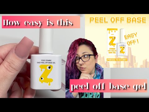 Видео: Тест основы Yogo Zombie Peel-Off без HEMA! | Как подпилить ИДЕАЛЬНУЮ короткую квадратную ногтевую...