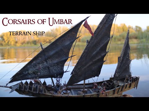 Видео: The Lord of the Rings |  Corsairs of Umbar | Террейн корабль