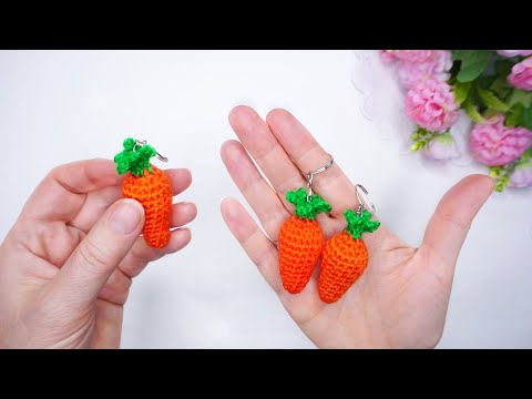 Видео: 🥕Супер идея !🥕 Брелок - Морковка крючком подробный мастер класс🐰