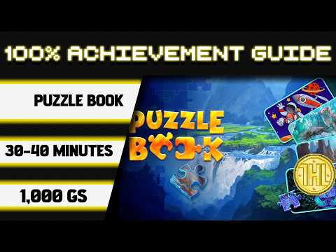 Видео: Прохождение достижения "Книга головоломок" на 100% * 1000 GS за 30-40 минут *