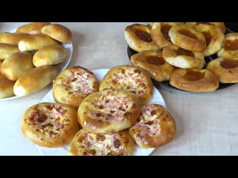 Видео: ЭКОНОМНОЕ меню 4 Просто Выпечка к чаю! Рецепт теста! Пирожки с рисом !Булочки с повидлом! Смаженки !