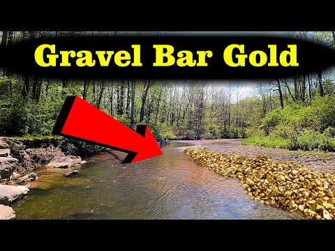 Видео: Где найти золото в гравийных отмелях и внутри изгибов