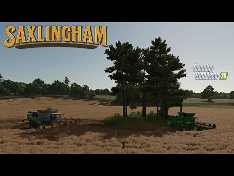 Видео: ЖЪНЕМ РАПИЦА НА НАЙ-КРАСИВИЯТ ПАРЦЕЛ В Saxlingham - Episode 18 - Farming Simulator 25