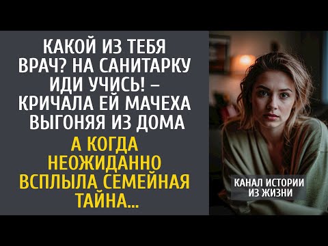 Видео: Какой из тебя врач? На санитарку иди учись! – кричала мачеха выгоняя… А когда всплыла семейная тайна