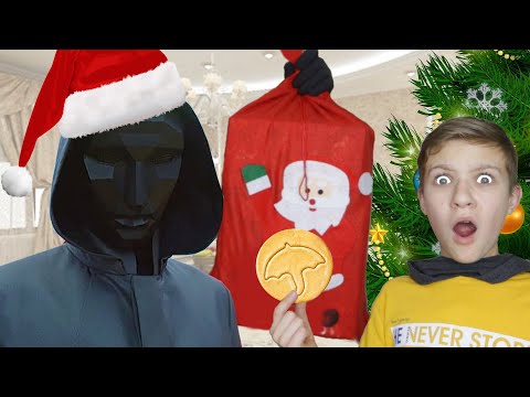 Видео: Вместо деда Мороза пришел ФРОНТМЕН из Игры в Кальмара!