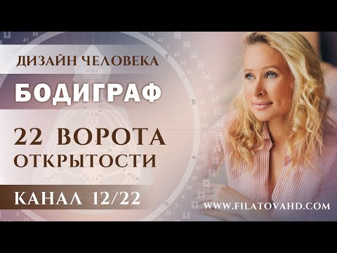Видео: ДИЗАЙН ЧЕЛОВЕКА. БОДИГРАФ. 22 ВОРОТА ОТКРЫТОСТИ. КАНАЛ 12- 22
