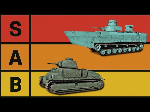 Видео: Рейтинг ВСЕХ средних танков в War Thunder. Часть 1